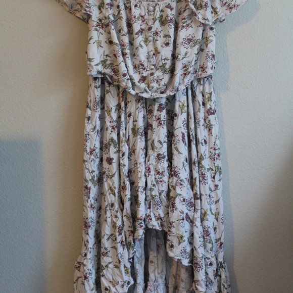 Target floral print matching skirt/blouse - Picture 2 of 9